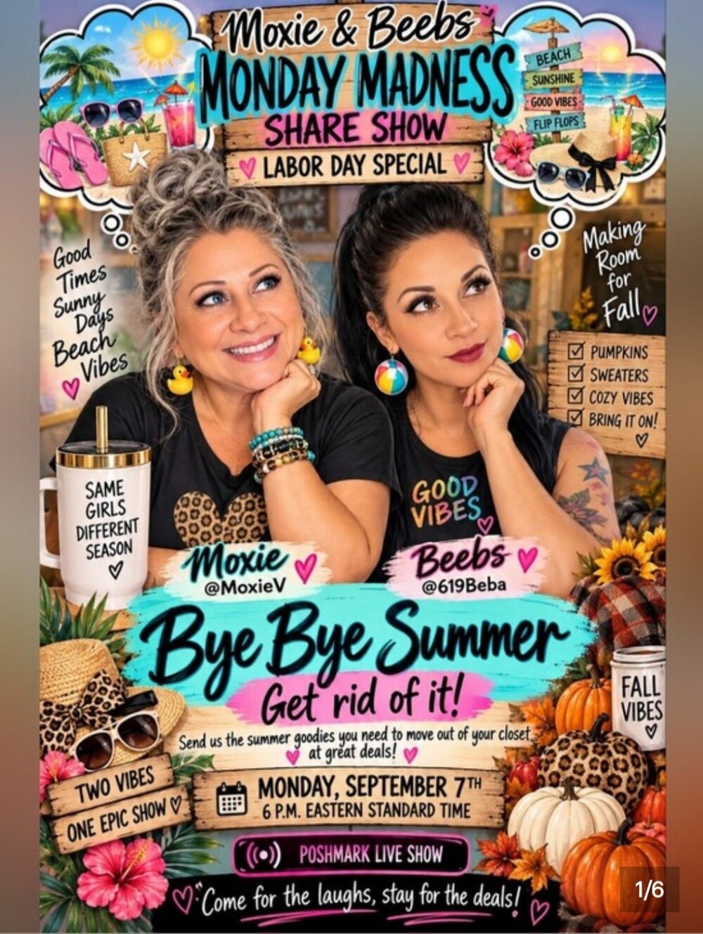 The Moxie & Beebs Show Is Live Flyer - Picture 3 of 7